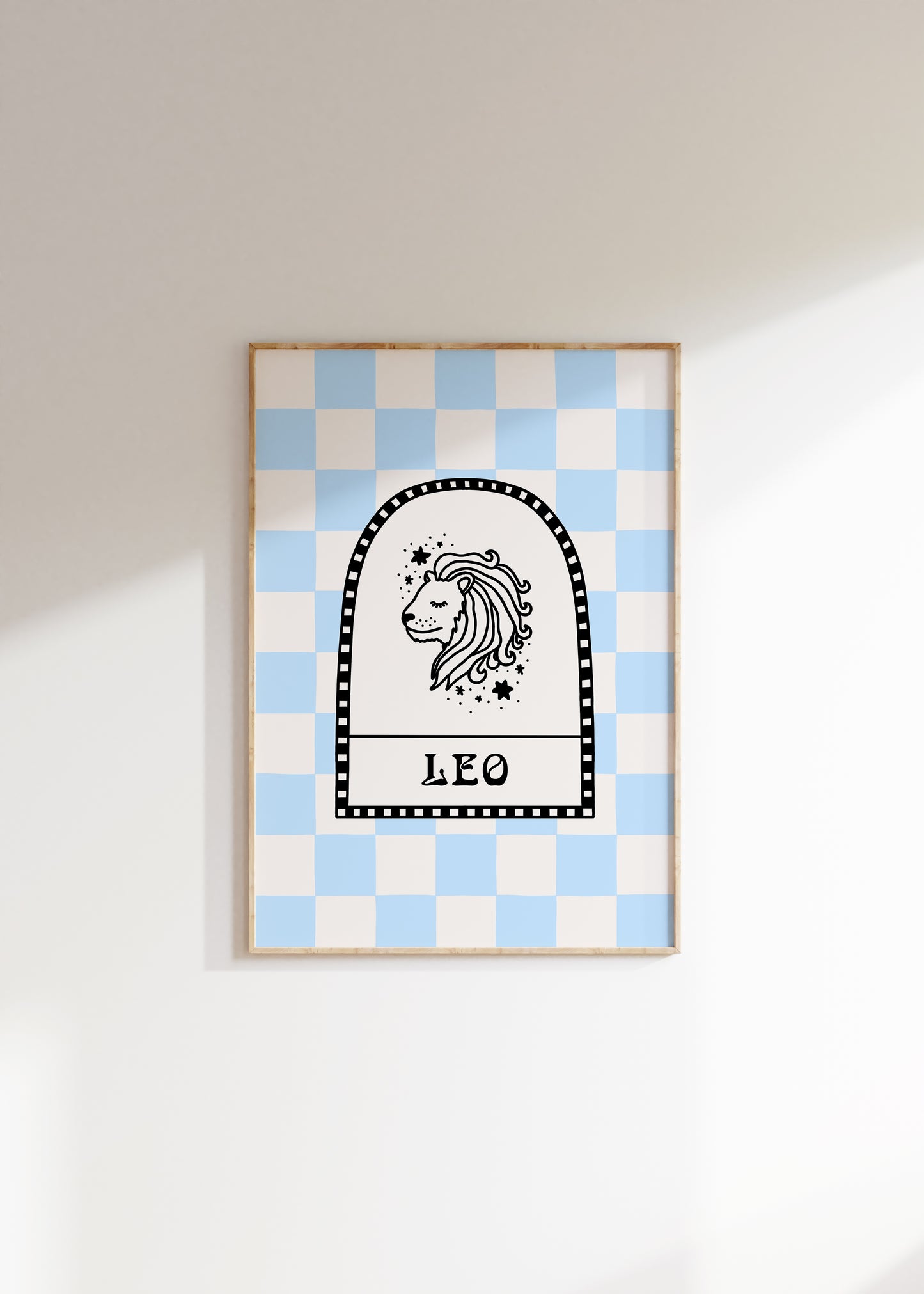 Leo Zodiac Star Sign Print