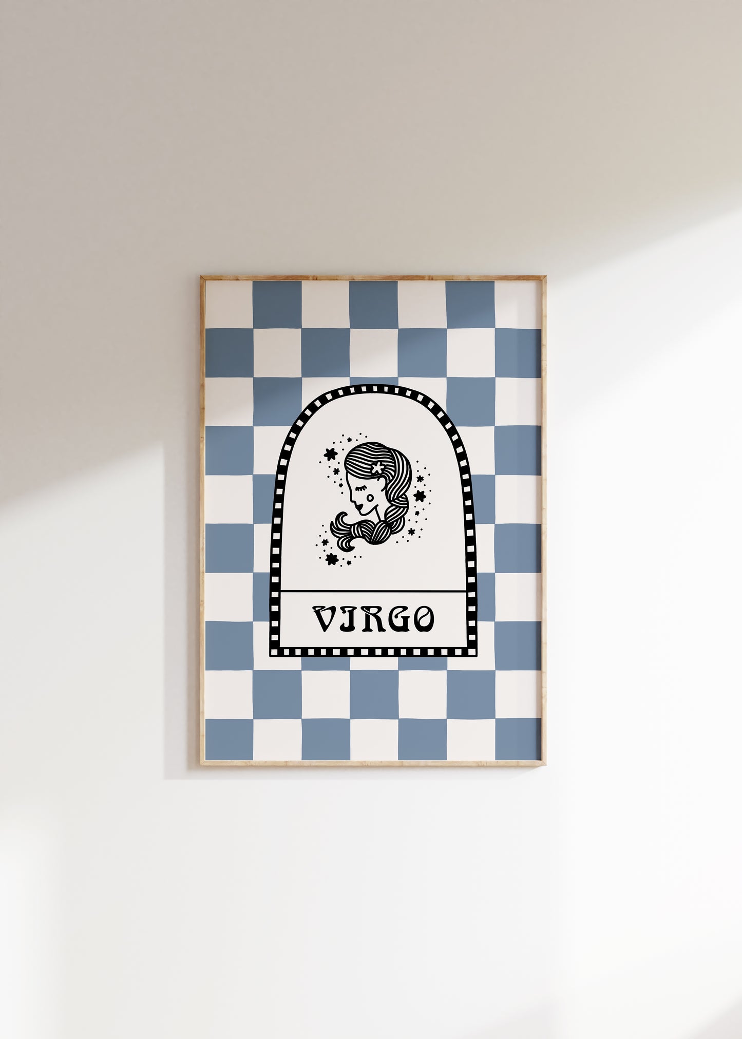 Virgo Zodiac Star Sign Print