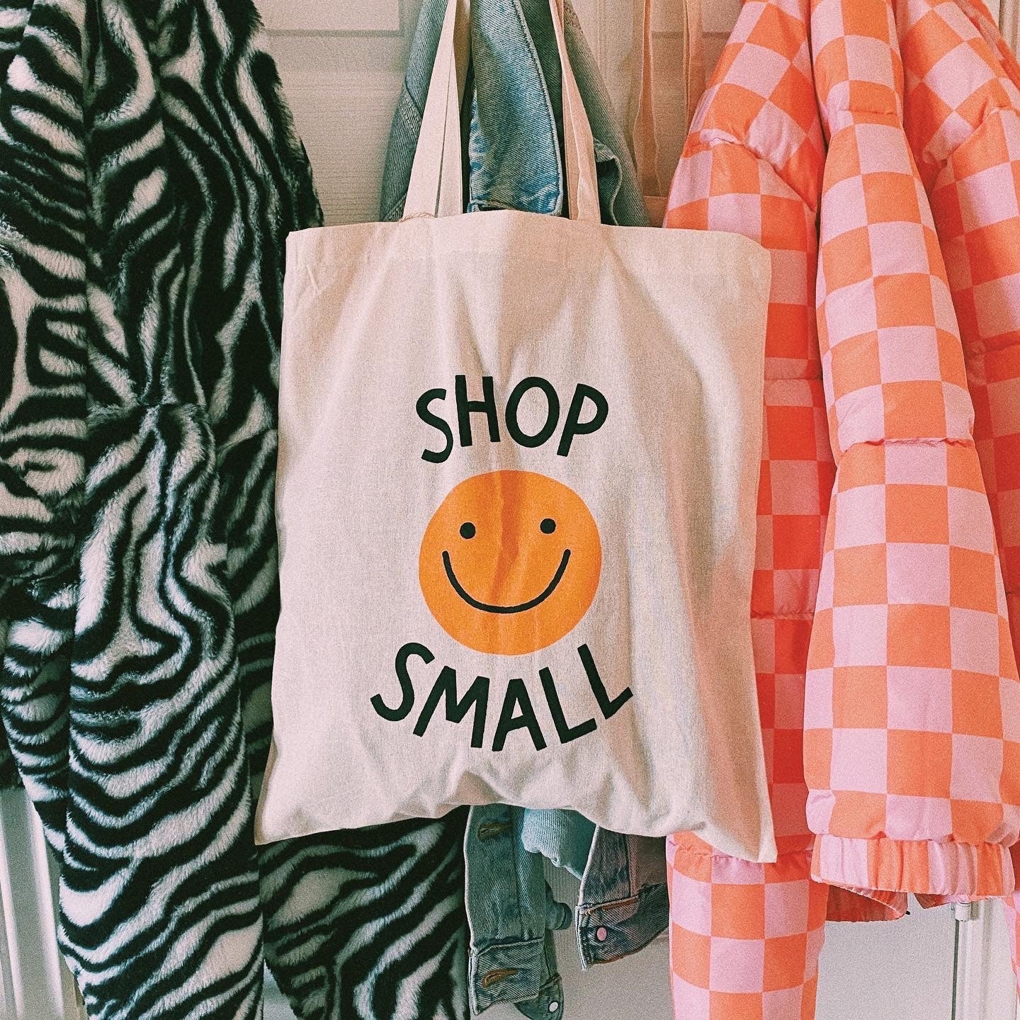 Shop Small Screen Printed 100% Cotton Tote Bag | Water-Based Inks | Eco-Friendly Bag | Small Business Support