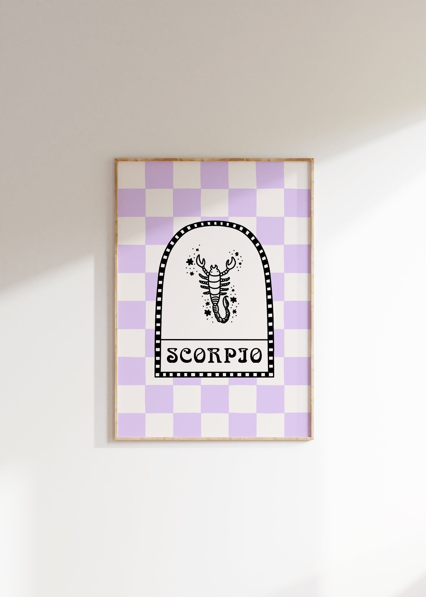 Scorpio Zodiac Star Sign Print