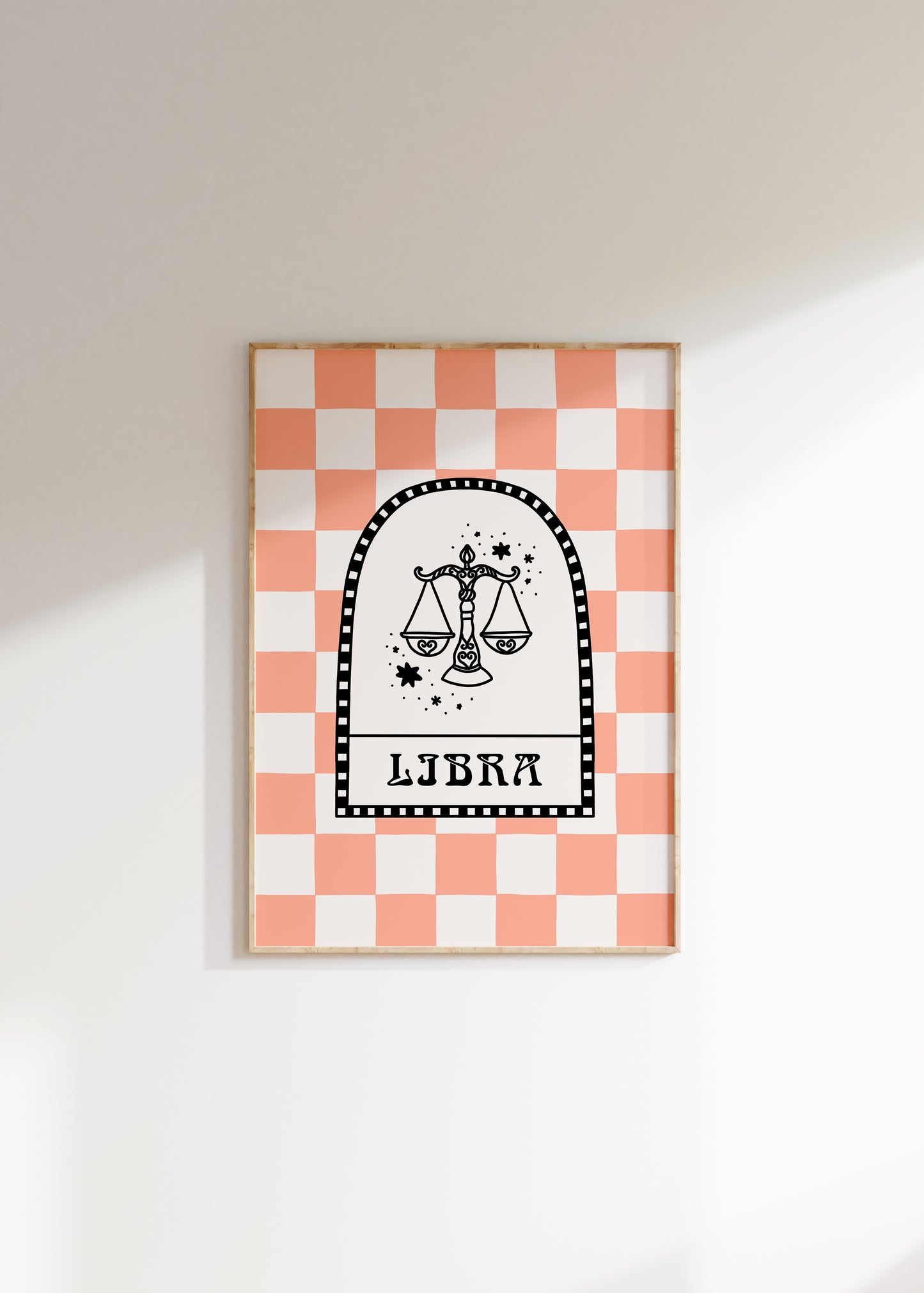 Libra Zodiac Star Sign Print